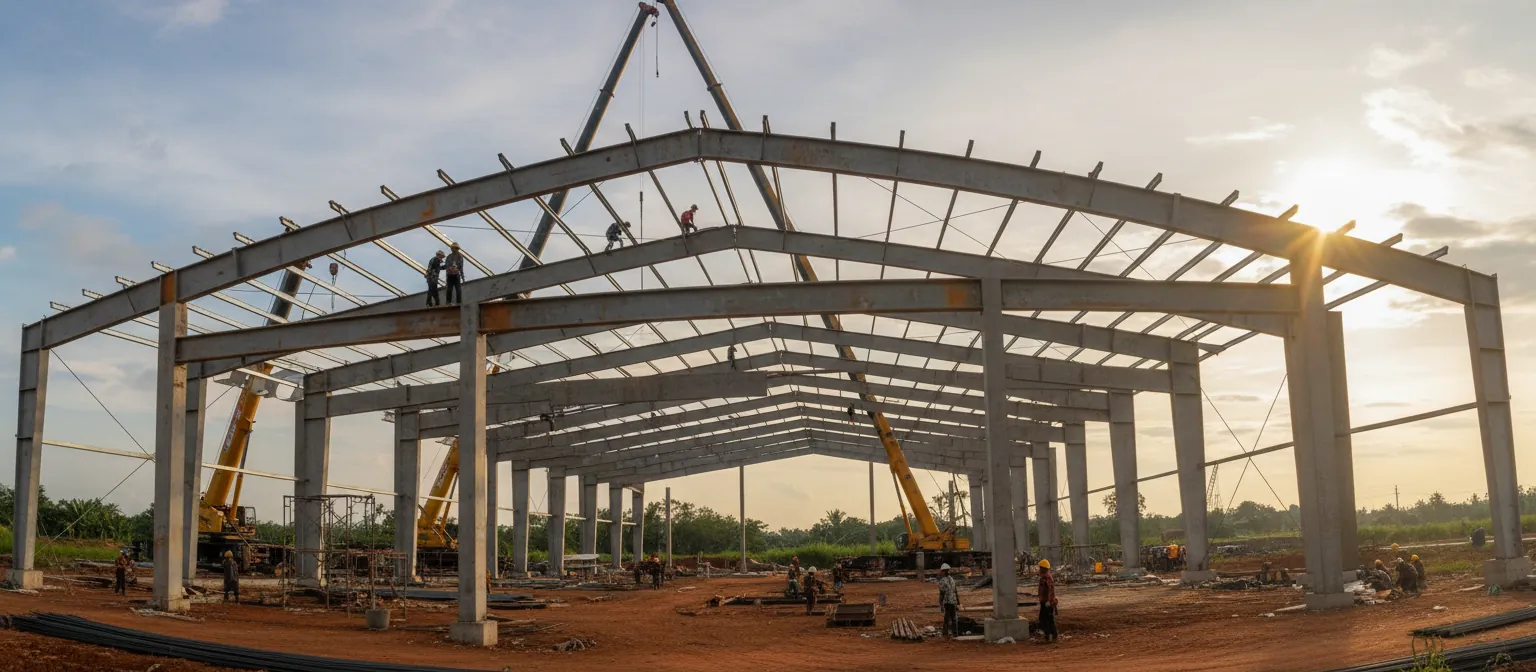 Struktur baja profesional PT Yamasteel Indonesia