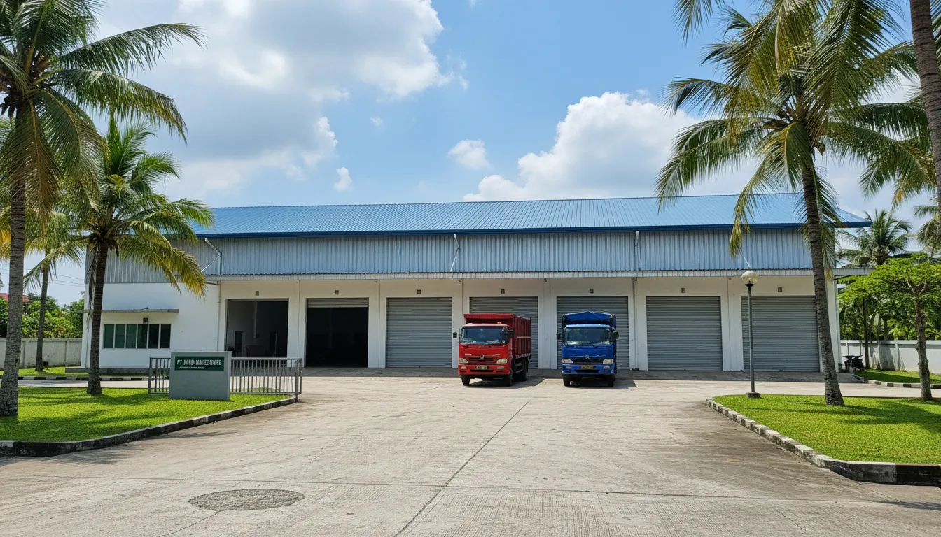 Gudang baja proyek Yamasteel